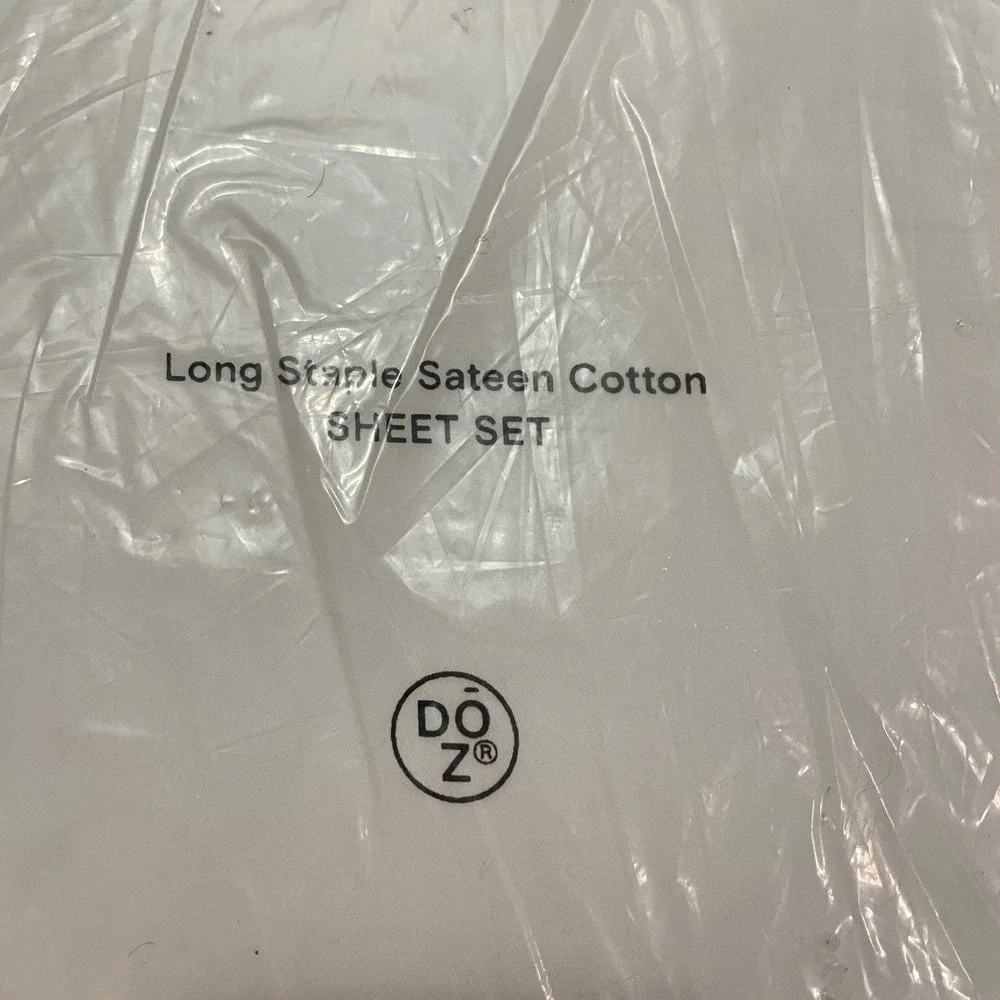 Doz‎ By Sijo Long Staple Sateen Cotton Sheet Set Snow Queen No Flat 2 Pillowcase